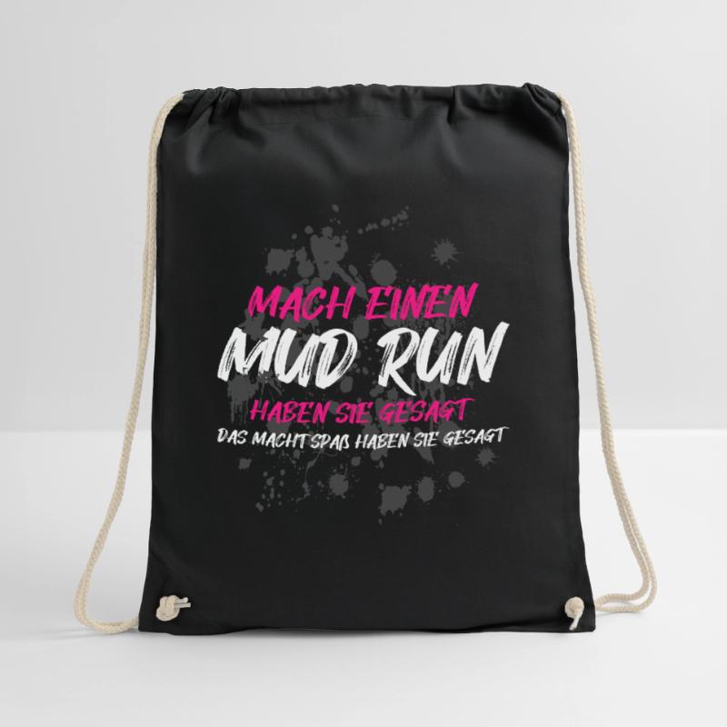 Faire une course dans la boue, une course dans la boue, une course dans la boue, une course dans la boue Sac de sport léger
