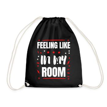 Se sentir comme dans ma chambre - Sac de sport léger - noir - Devant