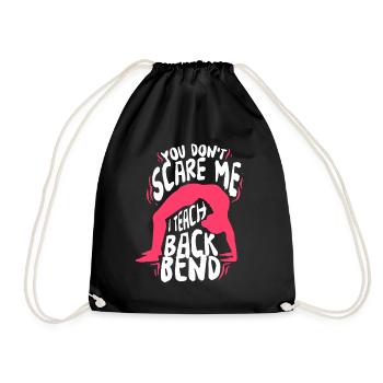 Kontorsionist Kontorsion I Teach Back Bend - Sac de sport léger - noir - Devant