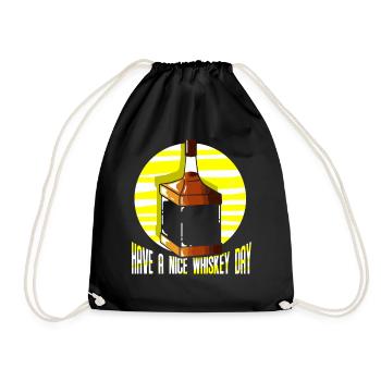 Whiskey Saying Whiskey Drinker Whiskey Lovers - Drawstring Bag - black - Front
