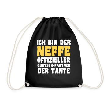 Motif familial neveu - Sac de sport léger - noir - Devant