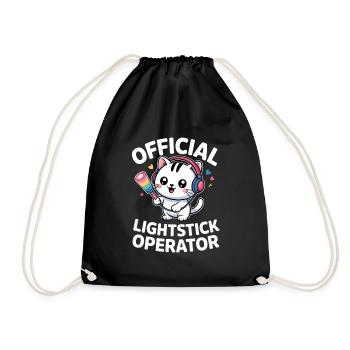 K-Pop Fan Lightstick Corée - Sac de sport léger - noir - Devant