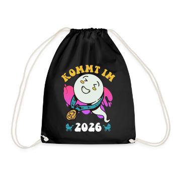 Future maman à venir en 2026 Drôle - Sac de sport léger - noir - Devant