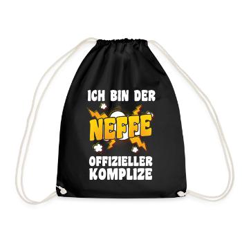 Motif familial neveu - Sac de sport léger - noir - Devant