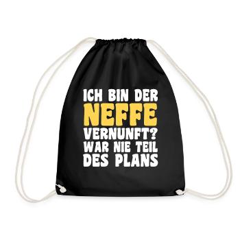 Motif familial neveu - Sac de sport léger - noir - Devant