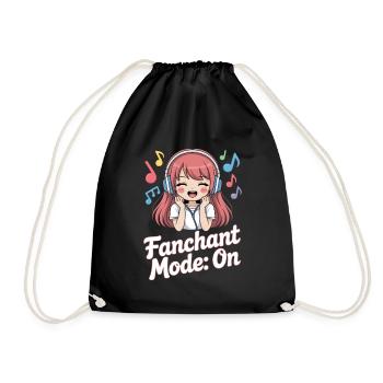 K-Pop Fanchant Korea Musik - Turnbeutel - Schwarz - Vorne