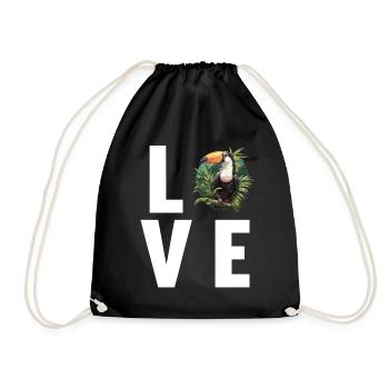 Toucans Toucan - Drawstring Bag - black - Front