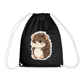 Hérisson - Sac de sport léger - noir - Devant