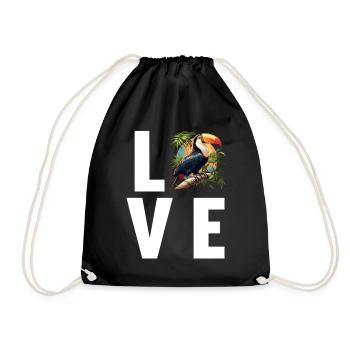 Toucans Toucan - Drawstring Bag - black - Front