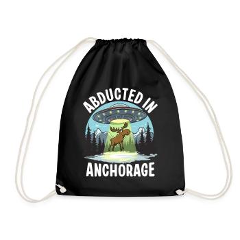Entführt in Anchorage - Turnbeutel - Schwarz - Vorne