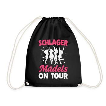 Schlager Girls on Tour Schlager Party Girls' Night Out - Drawstring Bag - black - Front