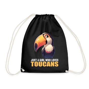 Toucans Toucan - Drawstring Bag - black - Front