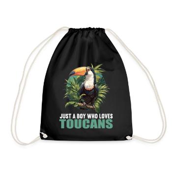 Toucans Toucan - Drawstring Bag - black - Front