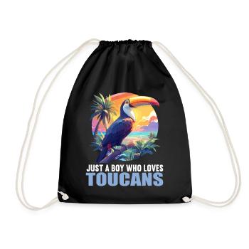 Toucans Toucan - Drawstring Bag - black - Front