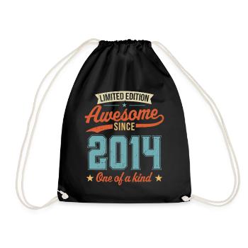 Génial depuis 2014 - Sac de sport léger - noir - Devant