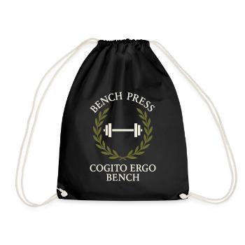 Drôle de développé couché Meme Spot Me Bro Powerlifting - Sac de sport léger - noir - Devant