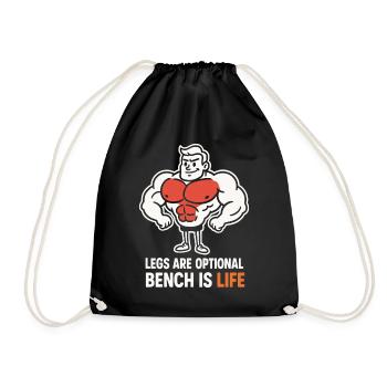 Drôle de développé couché Meme Spot Me Bro Powerlifting - Sac de sport léger - noir - Devant