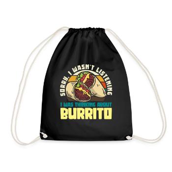 Burrito Rêveries - Sac de sport léger - noir - Devant