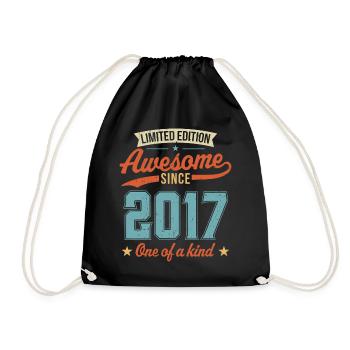 Génial depuis 2017 - Sac de sport léger - noir - Devant