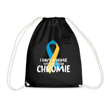 Conception du ruban Chromie - Sac de sport léger - noir - Devant