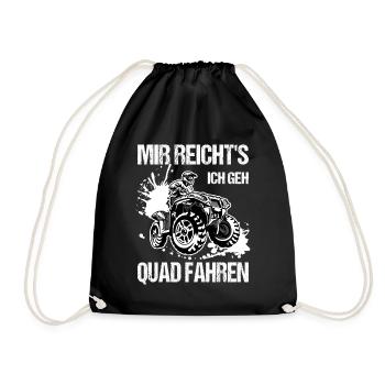 J’en ai assez, je fais du quad, du quad - Sac de sport léger - noir - Devant