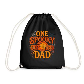Ein gruseliger Papa Halloween Party Spaß - Turnbeutel - Schwarz - Vorne