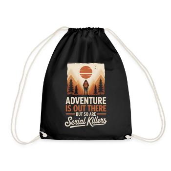 Sunset Walker Adventure Trail - Drawstring Bag - black - Front