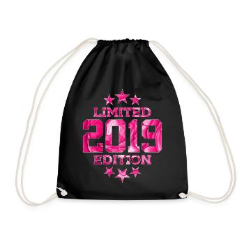 LIMITED EDITION 2019 7TH BIRTHDAY - Drawstring Bag - black - Front