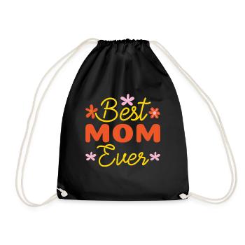 Meilleur cadeau pour maman : Noël pour la fête des mères - Sac de sport léger - noir - Devant