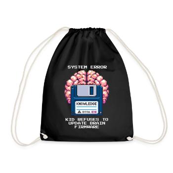 Erreur système : mise à jour refusée | École à la maison - Sac de sport léger - noir - Devant
