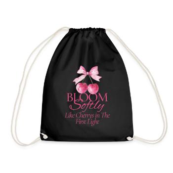 Drôle de cerises et cerises acides Cadeau - Sac de sport léger - noir - Devant