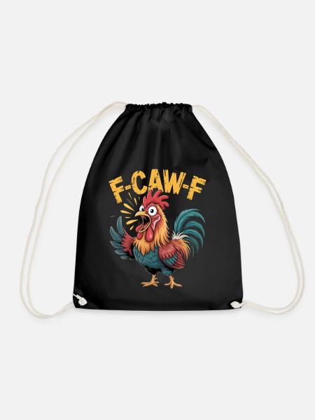 Mascotte Vibrant Rooster FCAWF - Sac de sport léger - noir