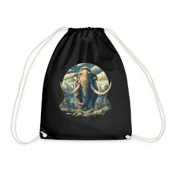 Mammouths Mammouth - Sac de sport léger - noir - Devant