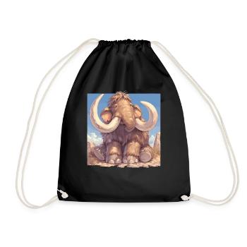 Mammouths Mammouth - Sac de sport léger - noir - Devant