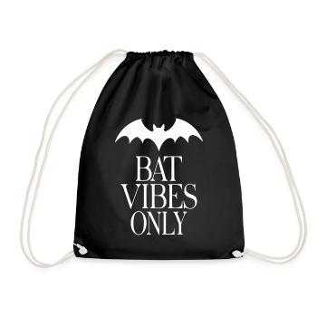 Bat Vibes Only – Déclaration gothique - Sac de sport léger - noir - Devant