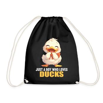Ducks Duck - Drawstring Bag - black - Front