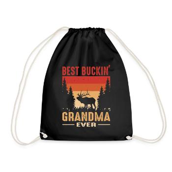Hunter Grandma Gifts Hunting Hunting Hunter Exam - Drawstring Bag - black - Front