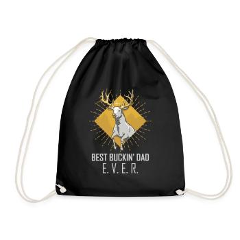 Hunter Dad Gifts Hunting Hunting Hunter Exam - Drawstring Bag - black - Front