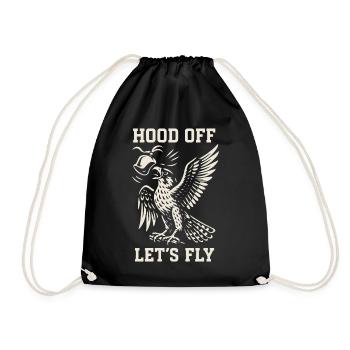 Capuche de faucon Off Let’s Fly Falconry Adventure - Sac de sport léger - noir - Devant