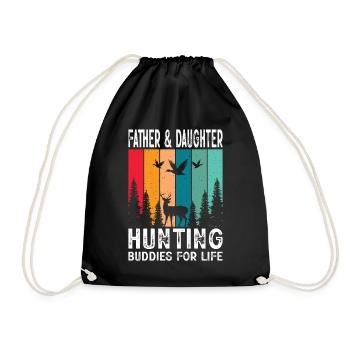 Hunter Gift Hunting Hunting Hunter Exam - Drawstring Bag - black - Front