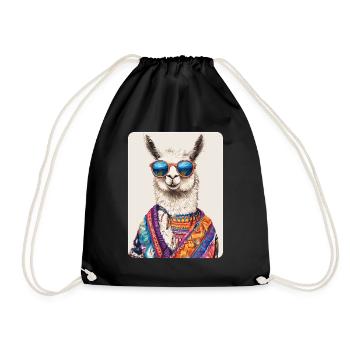 lama - Sac de sport léger - noir - Devant