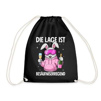 La situation est l’ivresse - Sac de sport léger - noir - Devant