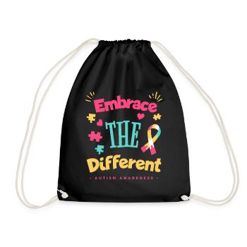 La neurodiversité est mon superpouvoir - Sac de sport léger - noir - Devant