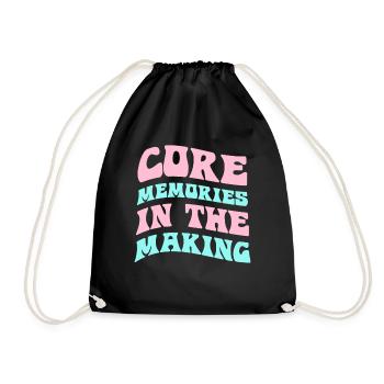 Core Memories in the Making - Drawstring Bag - black - Front