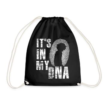Anime Manga Otaku Kawaii Japan Cosplay Dns dna - Drawstring Bag - black - Front