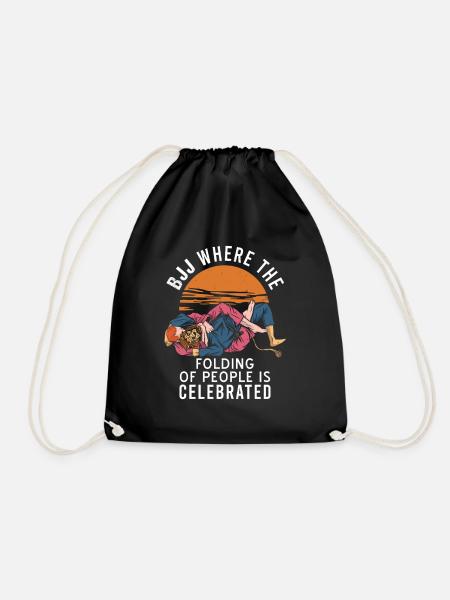 MMA BJJ jiu jitsu Vintage Brazilian Jiu Jitsu - Turnbeutel - Schwarz