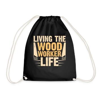 Ébéniste Ébéniste Cadeau Menuisier - Sac de sport léger - noir - Devant