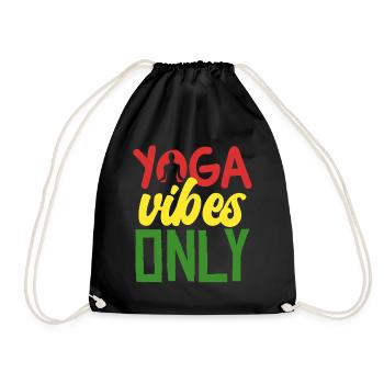 T-shirt Only Yoga Vibes - Sac de sport léger - noir - Devant