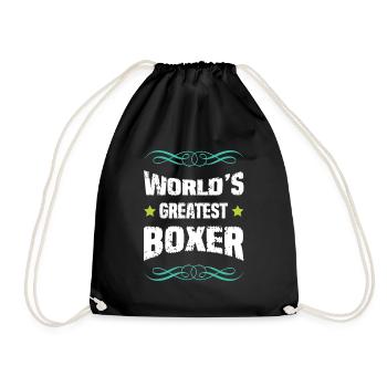 Le plus grand boxeur du monde - Sac de sport léger - noir - Devant