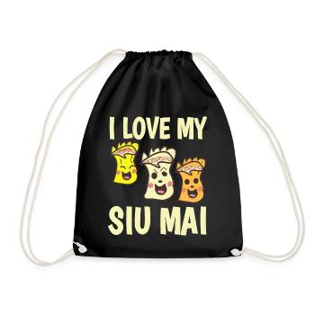 J’adore siu mai - Sac de sport léger - noir - Devant